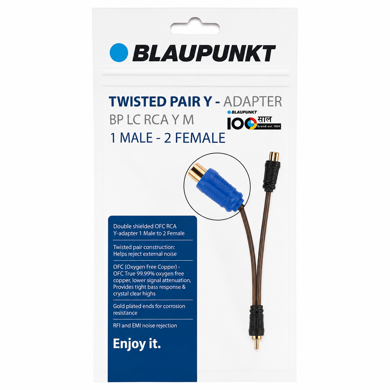 
                  
                    BLAUPUNKT BP LC RCA Y M Connector (1 Male – 2 Female – OFC)-CONNECTOR-BLAUPUNKT-CARPLUS
                  
                