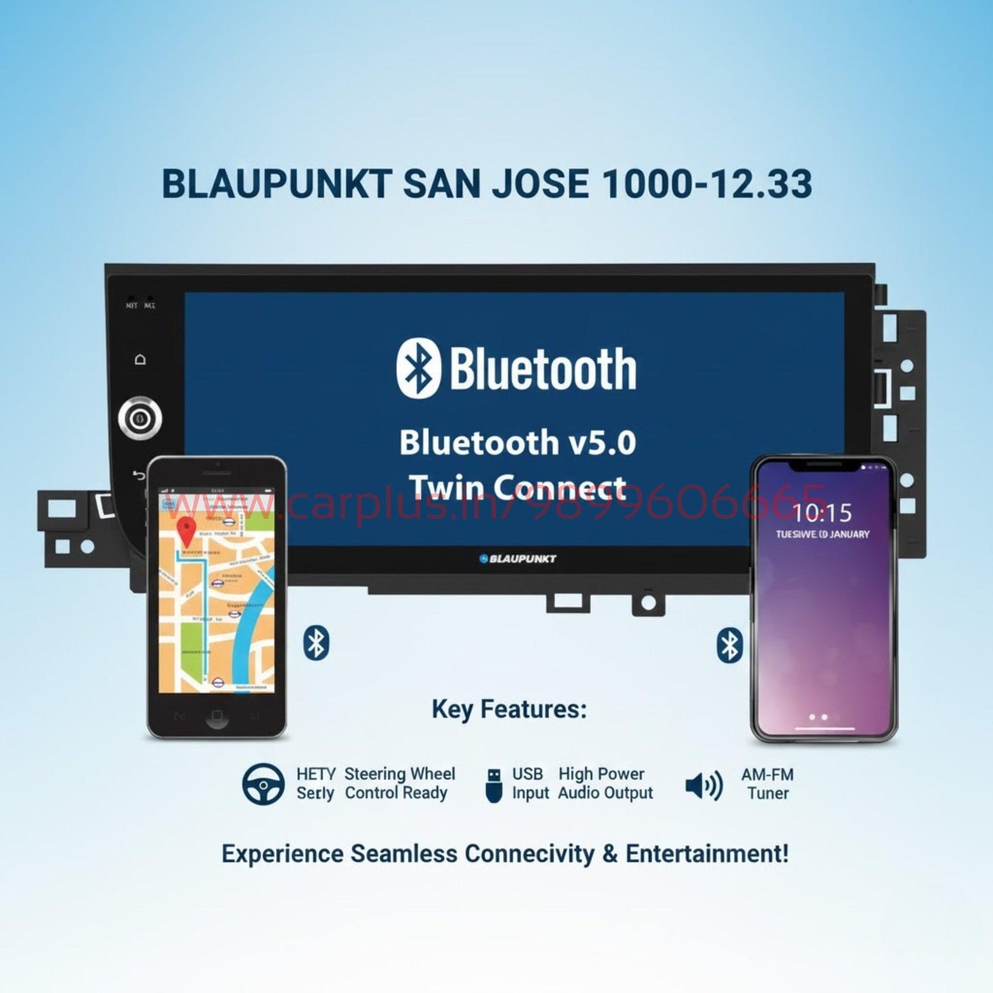 
                  
                    BLAUPUNKT SAN JOSE 1000-12.33 Car Radio Reciever-ANDROID SYSTEMS-BLAUPUNKT-CARPLUS
                  
                