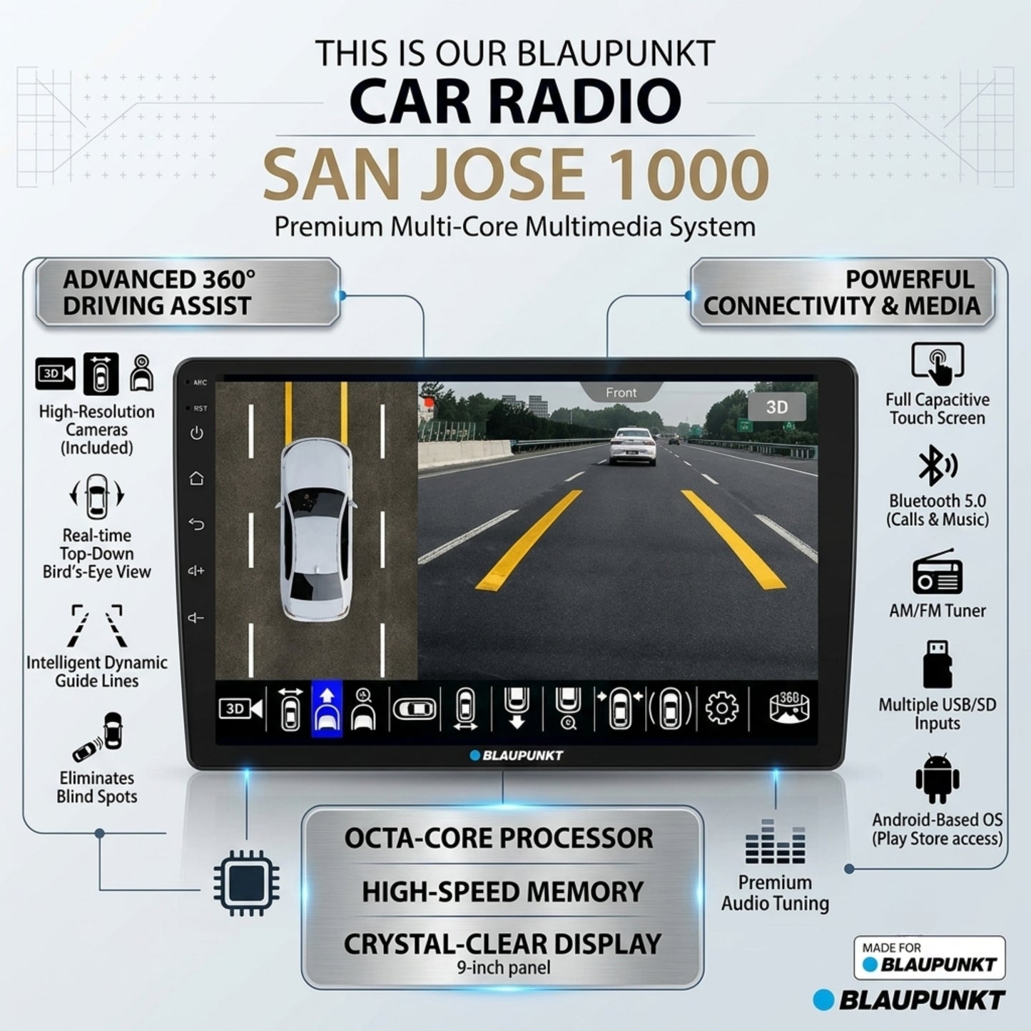 
                  
                    BLAUPUNKT SAN JOSE 1000 - 9inch Android Multimedia system(4+64)-MULTIMEDIA PLAYER-BLAUPUNKT-CARPLUS
                  
                
