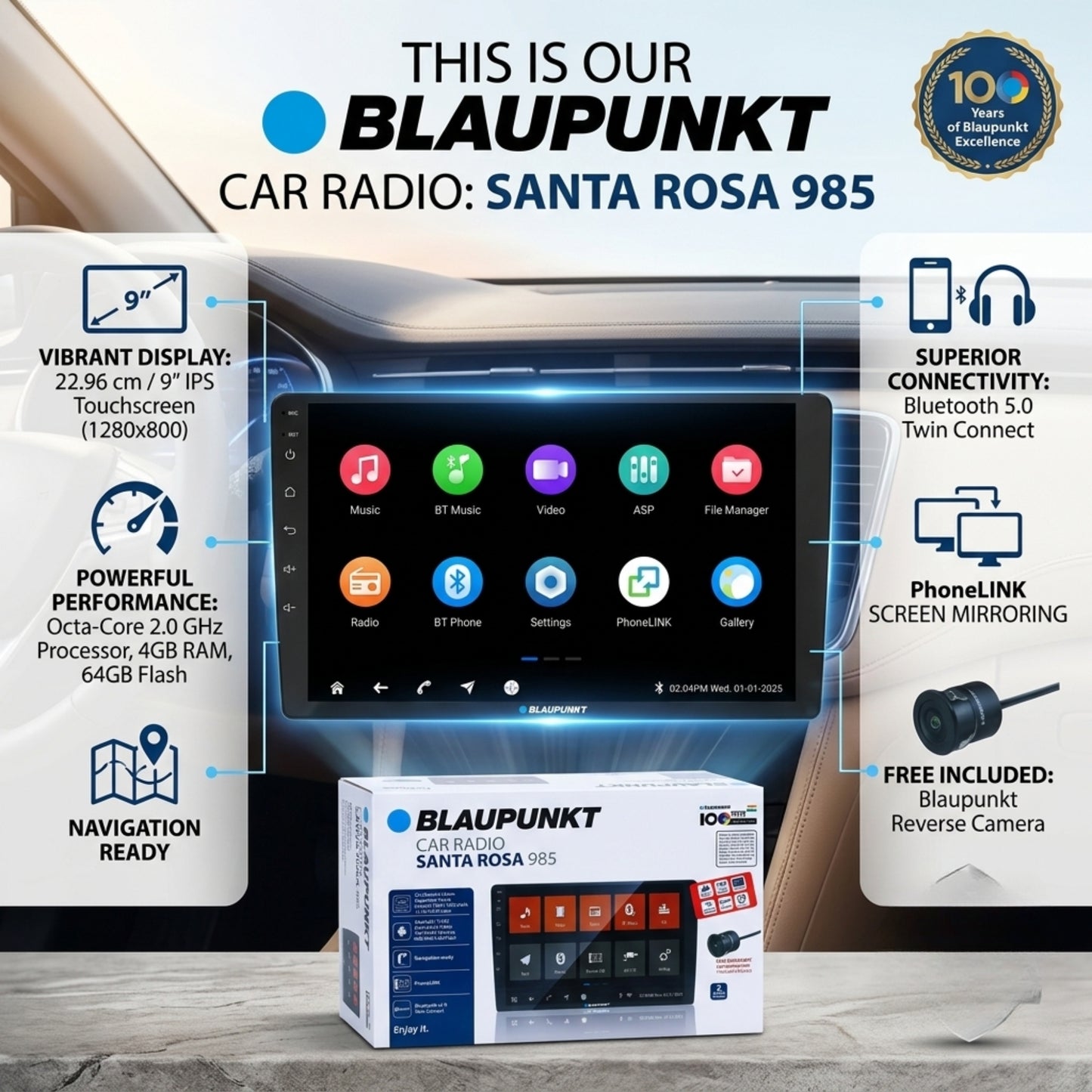 
                  
                    BLAUPUNKT Santa Rosa 985-10.33inch - Android Multimedia Car Audio System-MULTIMEDIA PLAYER-BLAUPUNKT-CARPLUS
                  
                