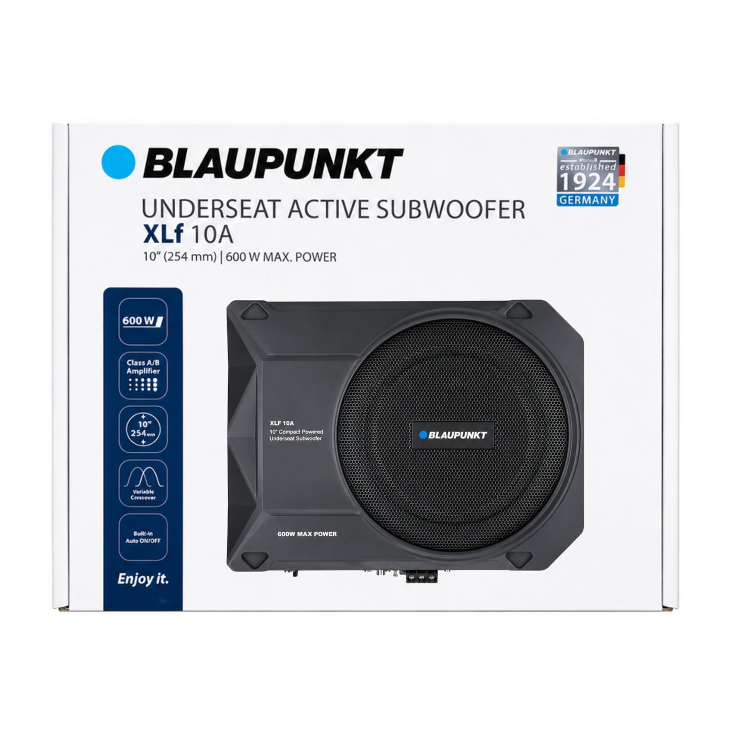 
                  
                    BLAUPUNKT 10inch Compact Active Under Seat Subwoofer - XLf 10A-SUBWOOFER-BLAUPUNKT-CARPLUS
                  
                