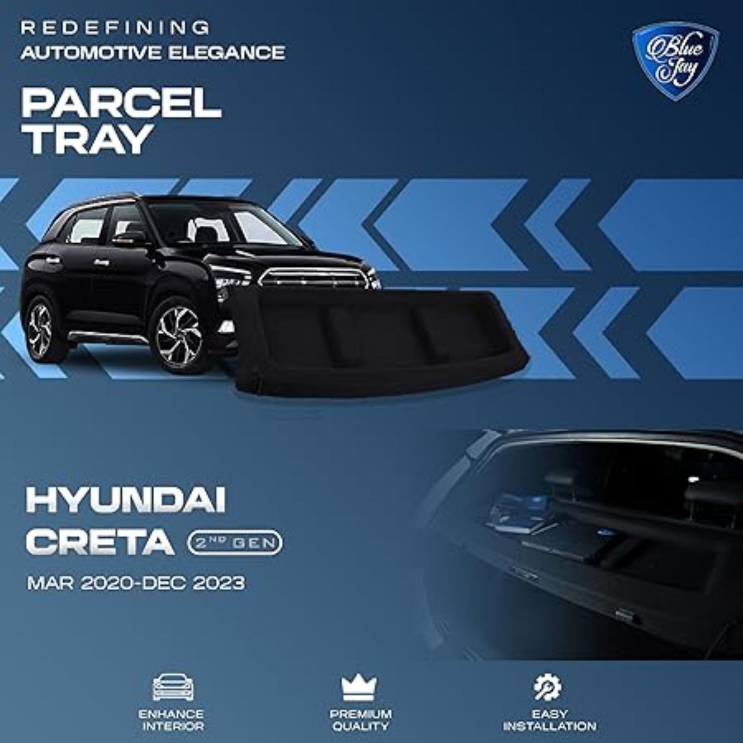 
                  
                    Blue Jay Parcel Tray for Hyundai Creta 2020-2024-CARGO COVER-BLUE JAY-CARPLUS
                  
                