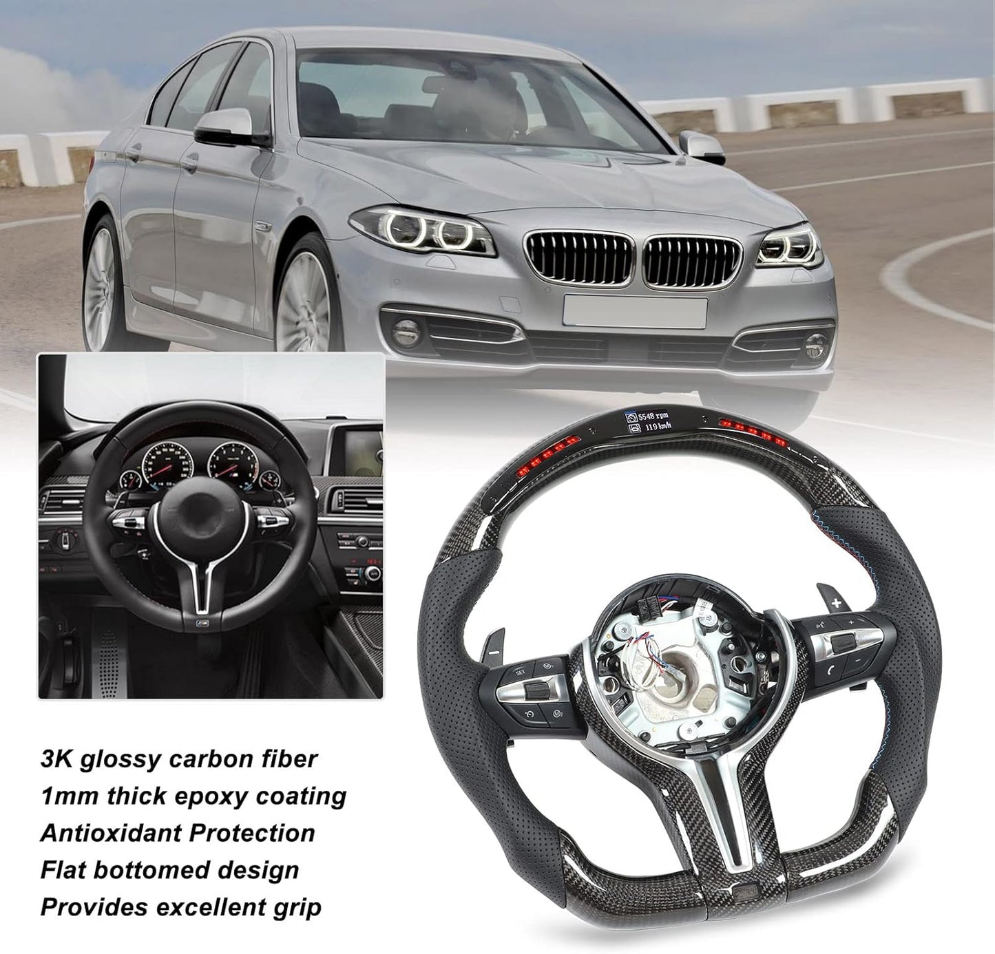 
                  
                    Bmw F10 M5 LED STEERING WHEEL-CARPLUS-CARPLUS
                  
                