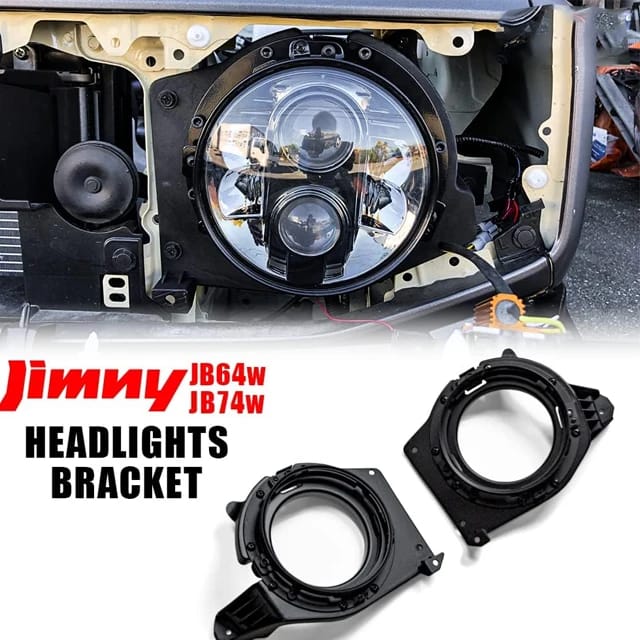 
                  
                    Brackets For Jimny 7" Headlamp-BRACKETS-RETRO SOLUTIONS-CARPLUS
                  
                