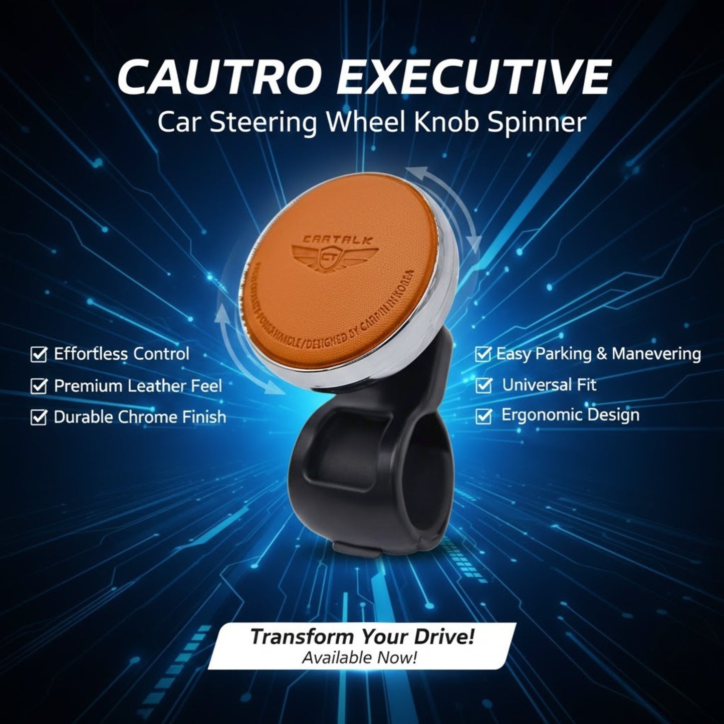 
                  
                    CARPRIN CARTALK Leather Power Gear Knob - Tan-GEAR KNOB-CARPIN-CARPLUS
                  
                