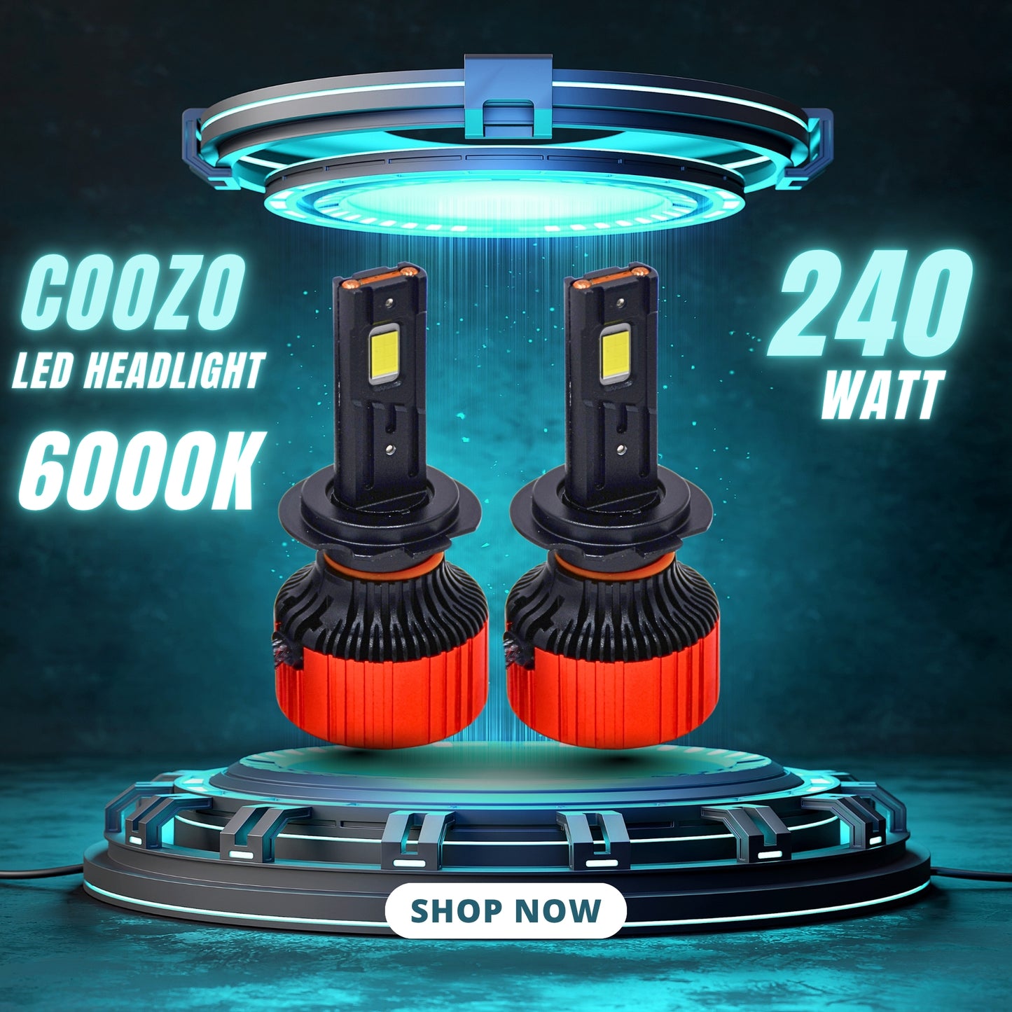 
                  
                    COOZO CZ240W LED HeadLight Bulb 6000K - H7/H8/9005/9006/9012-LED LIGHTS-COZO-CARPLUS
                  
                