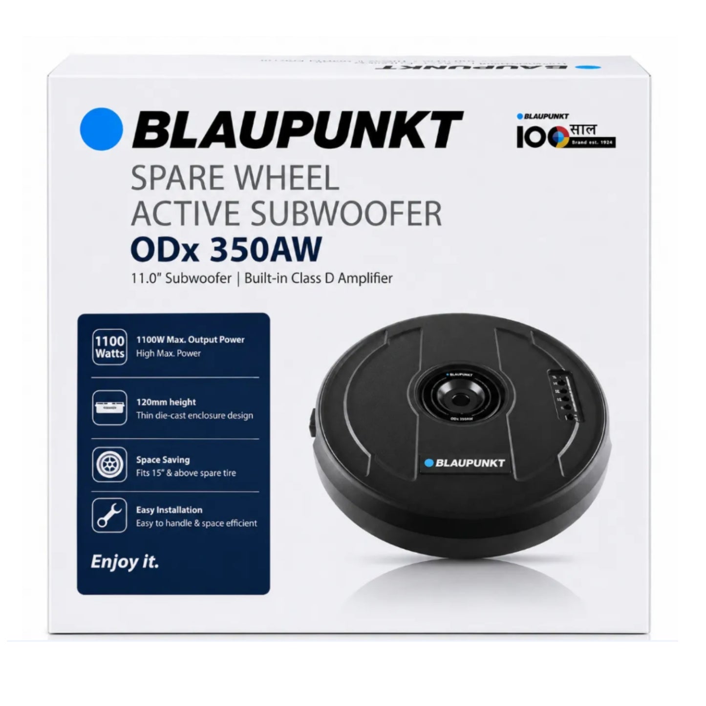 
                  
                    BLAUPUNKT Active Spare Wheel Subwoofer - ODx 350AW
                  
                