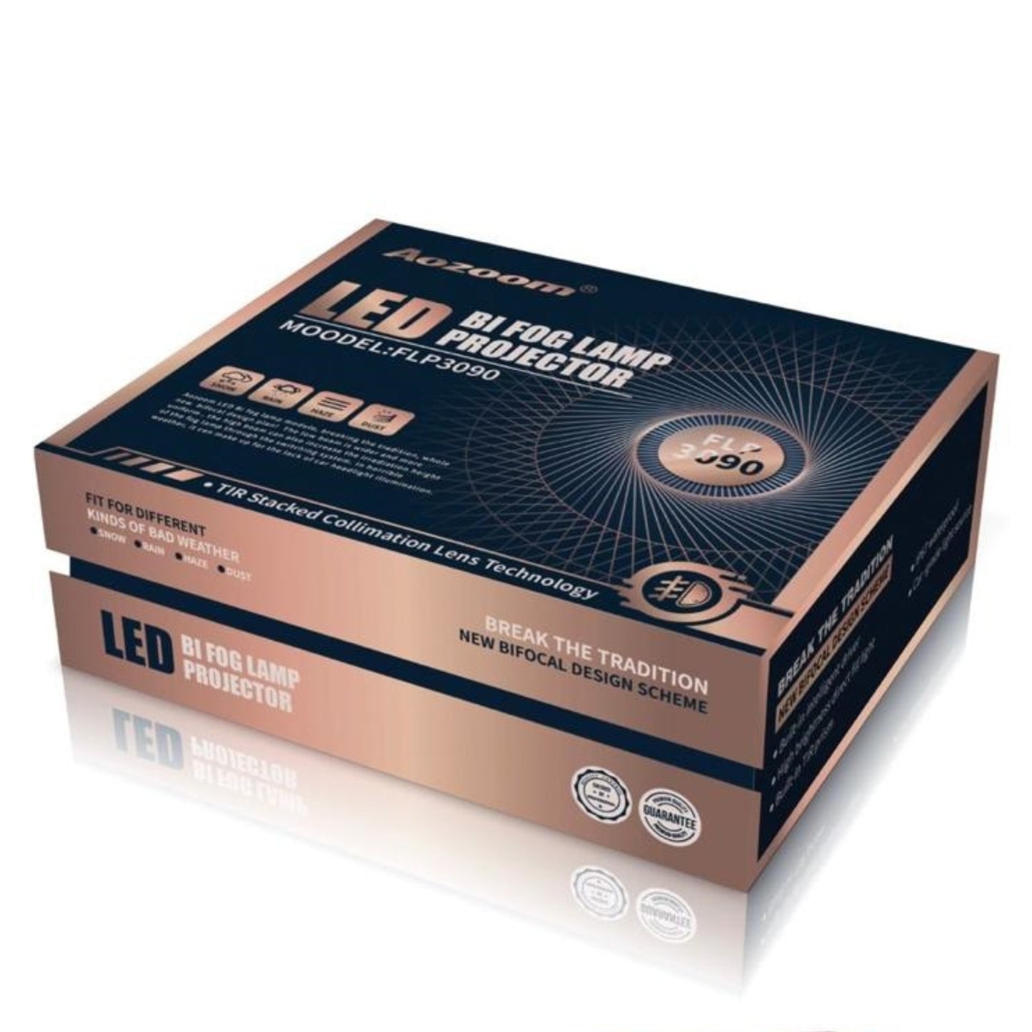 
                  
                    Aozoom LED Bi Fog Lamp Projector (FLP3090)-UNIVERSAL
                  
                