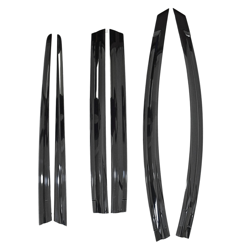 AUTO CLOVER D743 Smoke Door Visor fo Toyota Innova Crysta