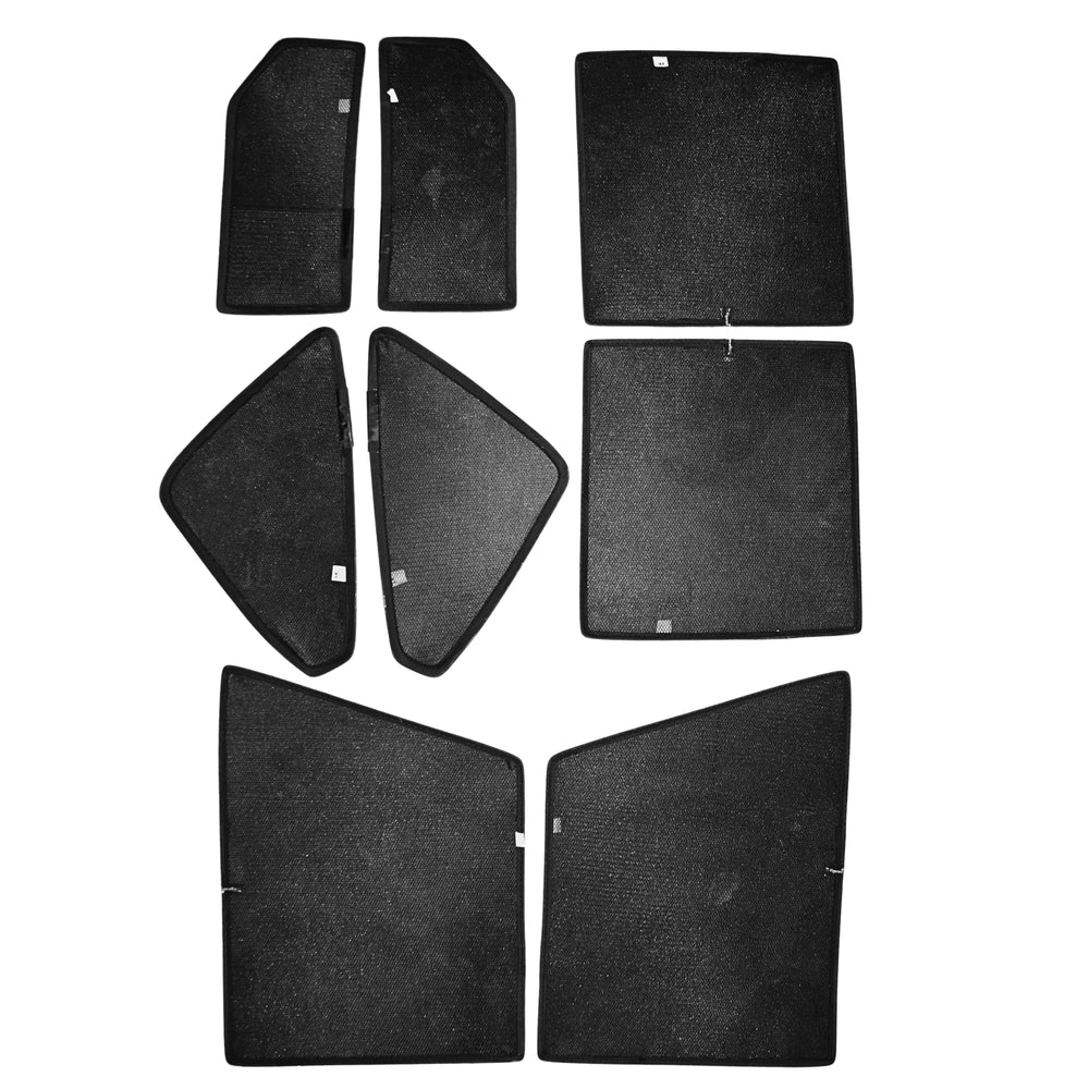 KMH Fixed Curtains For Mahindra Thar Roxx-SIDE (8 Pcs)