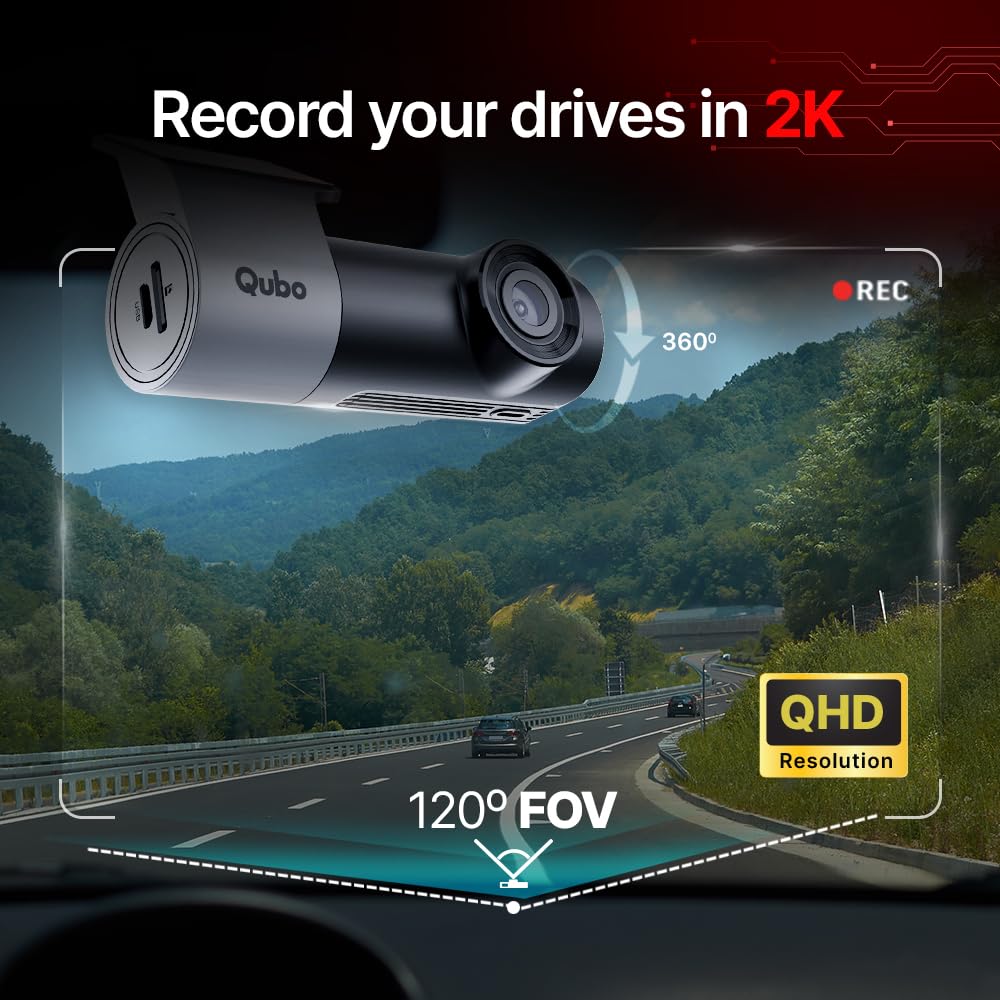 
                  
                    Qubo Smart Dashcam Pro 2K-HCA07
                  
                