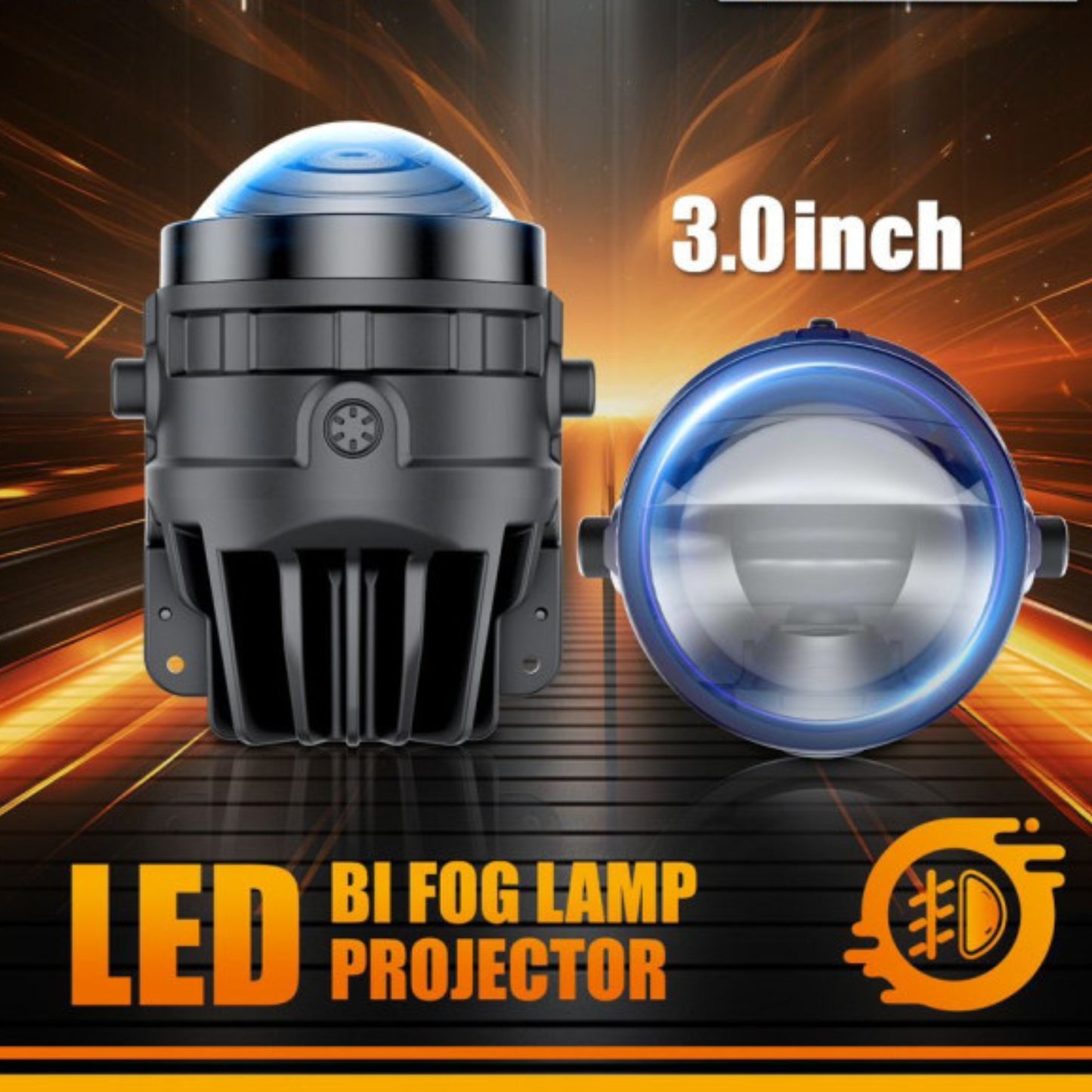 
                  
                    Aozoom LED Bi Fog Lamp Projector (FLP3090)-UNIVERSAL
                  
                