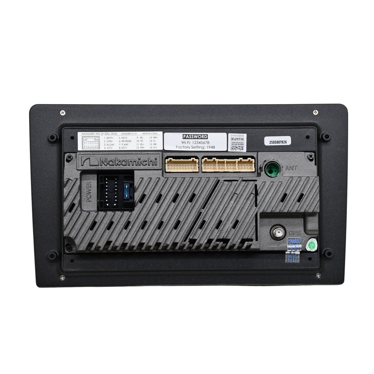 
                  
                    NAKAMICHI NAM5240T-A9Z Android Reciever (2+32G Zlink)
                  
                