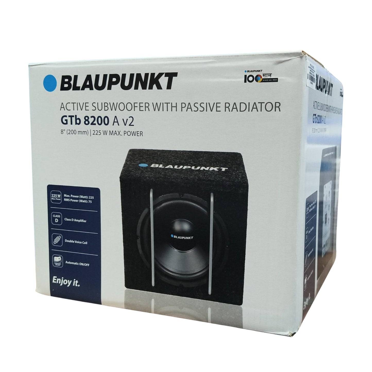 
                  
                    BLAUPUNKT High Power Active 8” Enclosure Subwoofer - GTb 8200 A-V2
                  
                