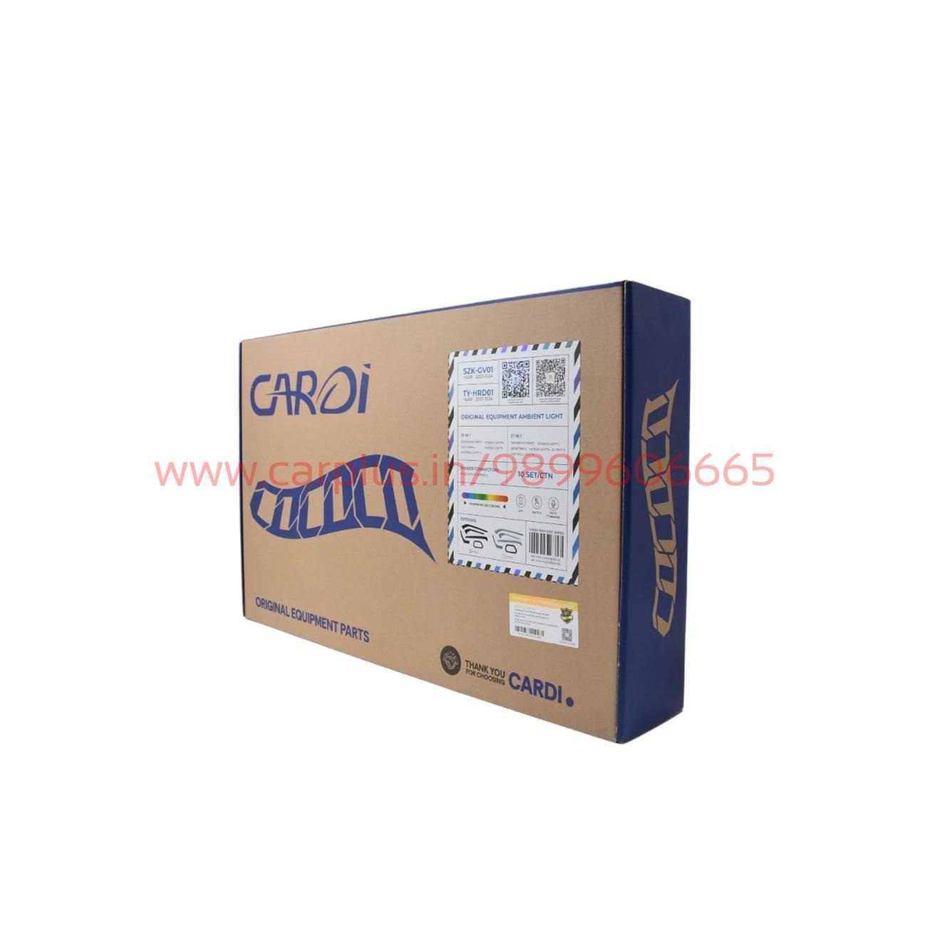 
                  
                    Cardi High End Series 19in1 Plug & Play Wirings Ambience Light for The Grand Vitara // Hyryder-AMBIENCE LIGHT-CARDI-CARPLUS
                  
                