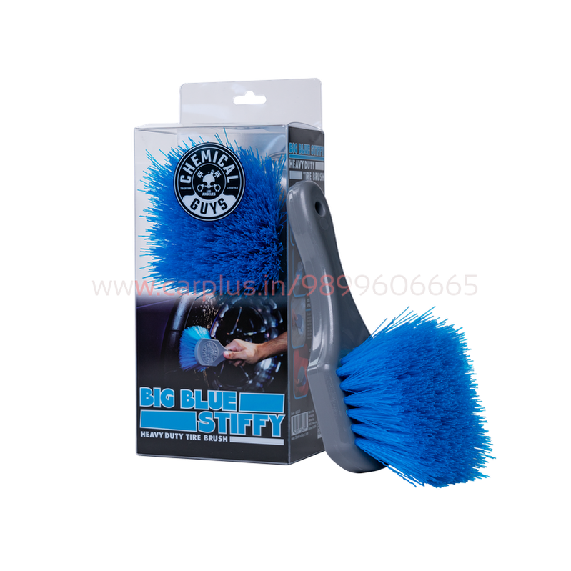 Chemical Guys ACCG05 BIG BLUE STIFFY HEAVY DUTY TIRE BRUSH-BRUSHES-CHEMICAL GUYS-CARPLUS