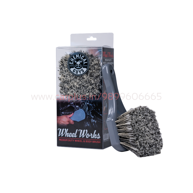 Chemical Guys ACCG09 WHEEL WORKS MEDIUM DUTY WHEEL & BODY BRUSH-BRUSHES-CHEMICAL GUYS-CARPLUS