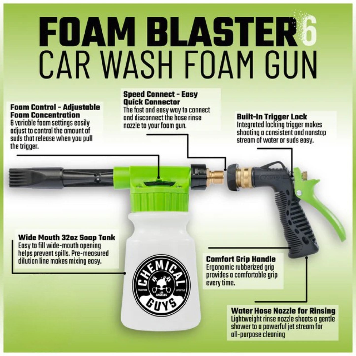 
                  
                    Chemical Guys ACC_326 Torq - Foam Blaster 6 Foam Wash-CAR WASH-CHEMICAL GUYS-CARPLUS
                  
                