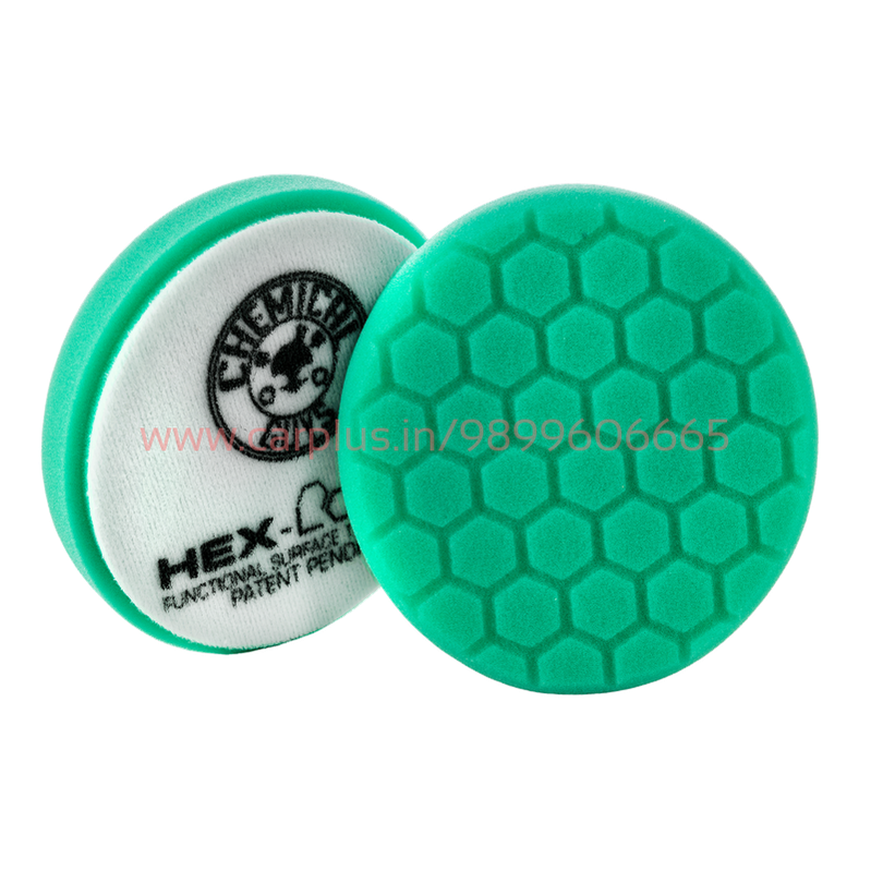 Chemical Guys BUFX_103HEX6 GREEN HEX-LOGIC HEAVY POLISHING PAD 6.5