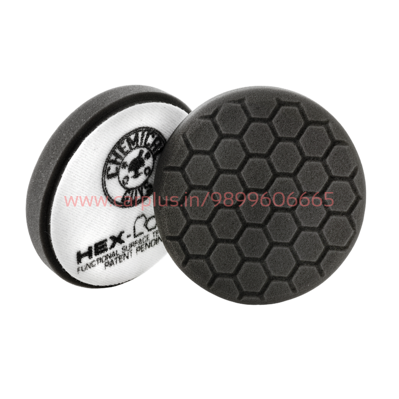 Chemical Guys BUFX_106HEX6 BLACK HEX-LOGIC QUANTUM FINISHING PAD 6.5