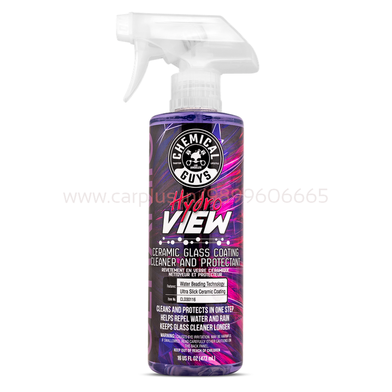 Chemical Guys CLD30116 HYDROVIEW CERAMIC GLASS CLEANER & COATING(473ml)-CAR WASH-CHEMICAL GUYS-CARPLUS