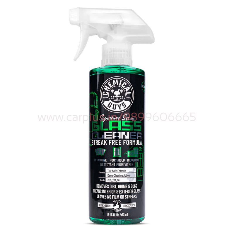 
                  
                    Chemical Guys CLD_202_16 SIGNATURE SERIES GLASS CLEANER AMMONIA FREE SPRAY(473ml)-CAR WASH-CHEMICAL GUYS-CARPLUS
                  
                