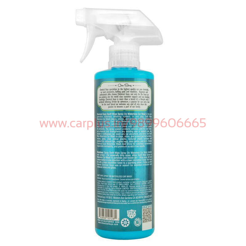 
                  
                    Chemical Guys CWS20916 SWIFT WIPE COMPLETE WATERLESS CAR WASH SOAP EASY SPRAY & WIPE FORMULA(473ml.)-CAR WASH-CHEMICAL GUYS-CARPLUS
                  
                