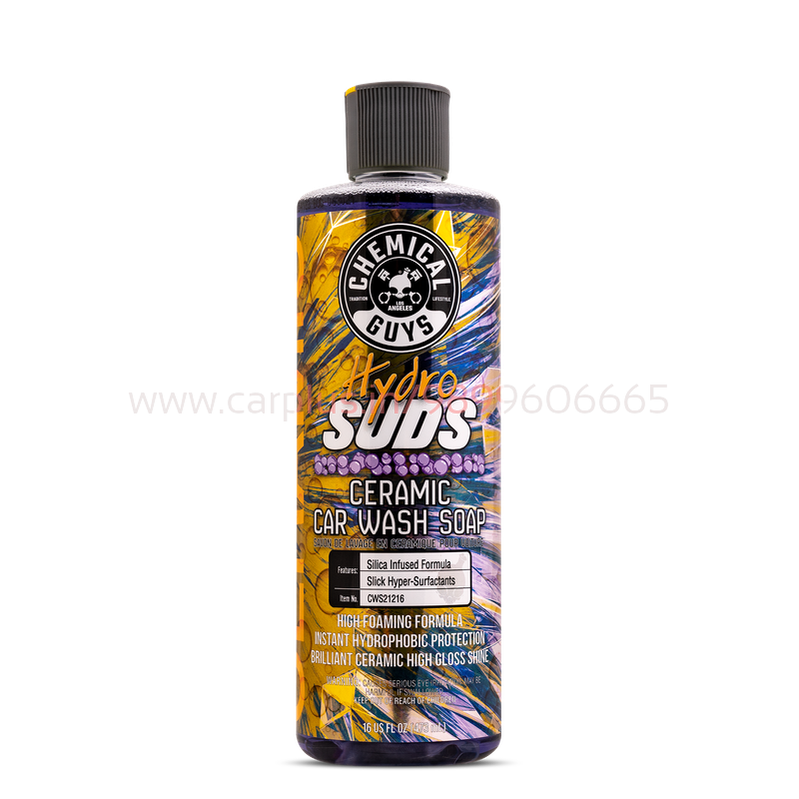 
                  
                    Chemical Guys CWS21216 HYDROSUDS HIGH-GLOSS HYPER FOAMING CERAMIC Protection(473ml)-CAR SHAMPOO-CHEMICAL GUYS-CARPLUS
                  
                