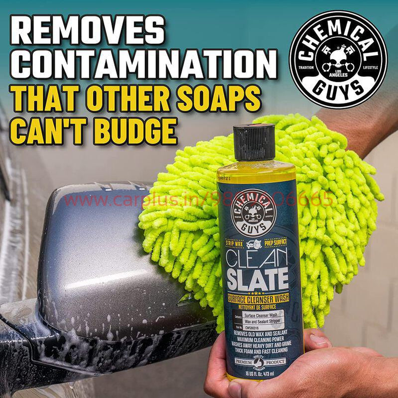 
                  
                    Chemical Guys CWS80316 CLEAN SLATE-WAX STRIPPING WASH(473 ml)-CAR SHAMPOO-CHEMICAL GUYS-CARPLUS
                  
                