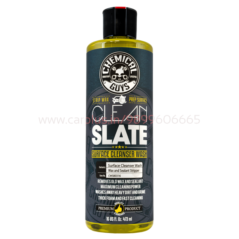 
                  
                    Chemical Guys CWS80316 CLEAN SLATE-WAX STRIPPING WASH(473 ml)-CAR SHAMPOO-CHEMICAL GUYS-CARPLUS
                  
                
