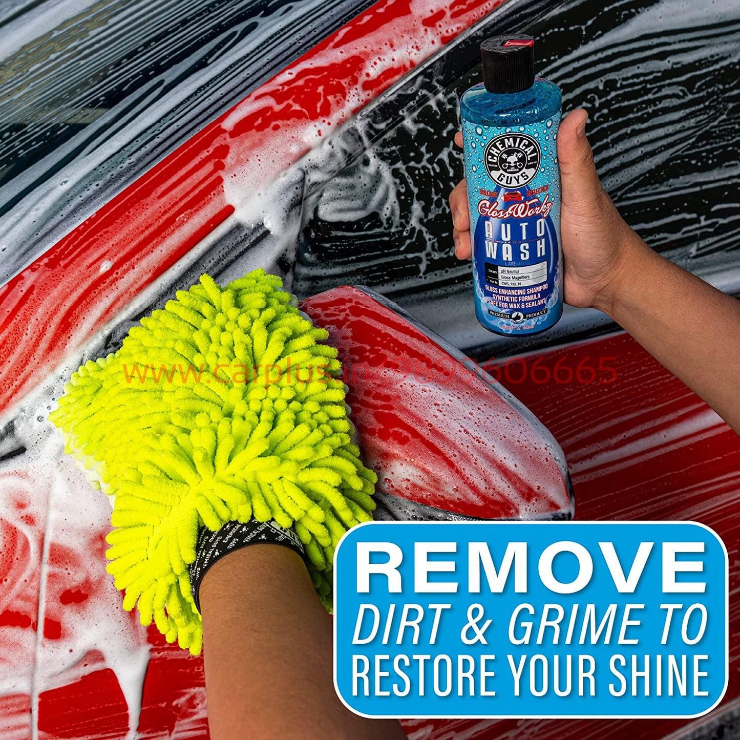 
                  
                    Chemical Guys CWS_133_16 GLOSSWORKZ GLOSS-ENHANCING AUTO WASH Cleanser (473 ml)-CAR SHAMPOO-CHEMICAL GUYS-CARPLUS
                  
                