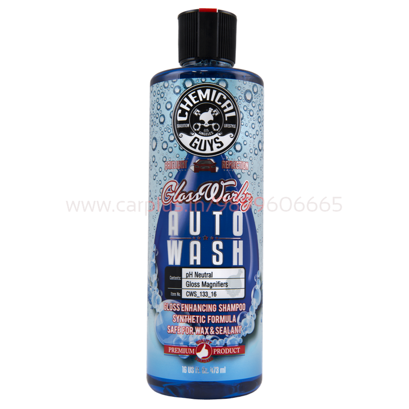 
                  
                    Chemical Guys CWS_133_16 GLOSSWORKZ GLOSS-ENHANCING AUTO WASH Cleanser (473 ml)-CAR SHAMPOO-CHEMICAL GUYS-CARPLUS
                  
                