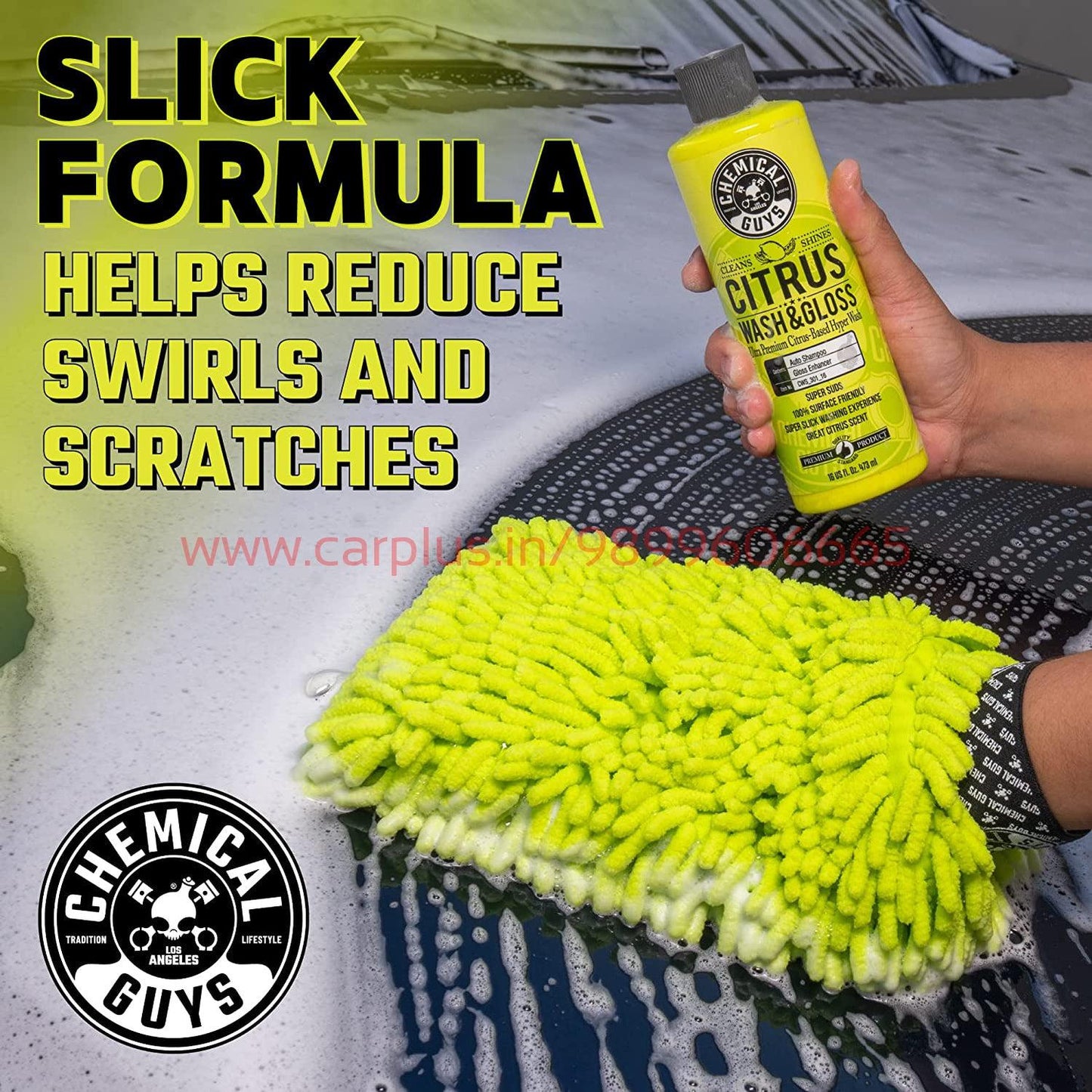 
                  
                    Chemical Guys CWS_301_16 Citrus Wash & Gloss Concentrated Car Wash (473 ml)-CAR WASH-CHEMICAL GUYS-CARPLUS
                  
                