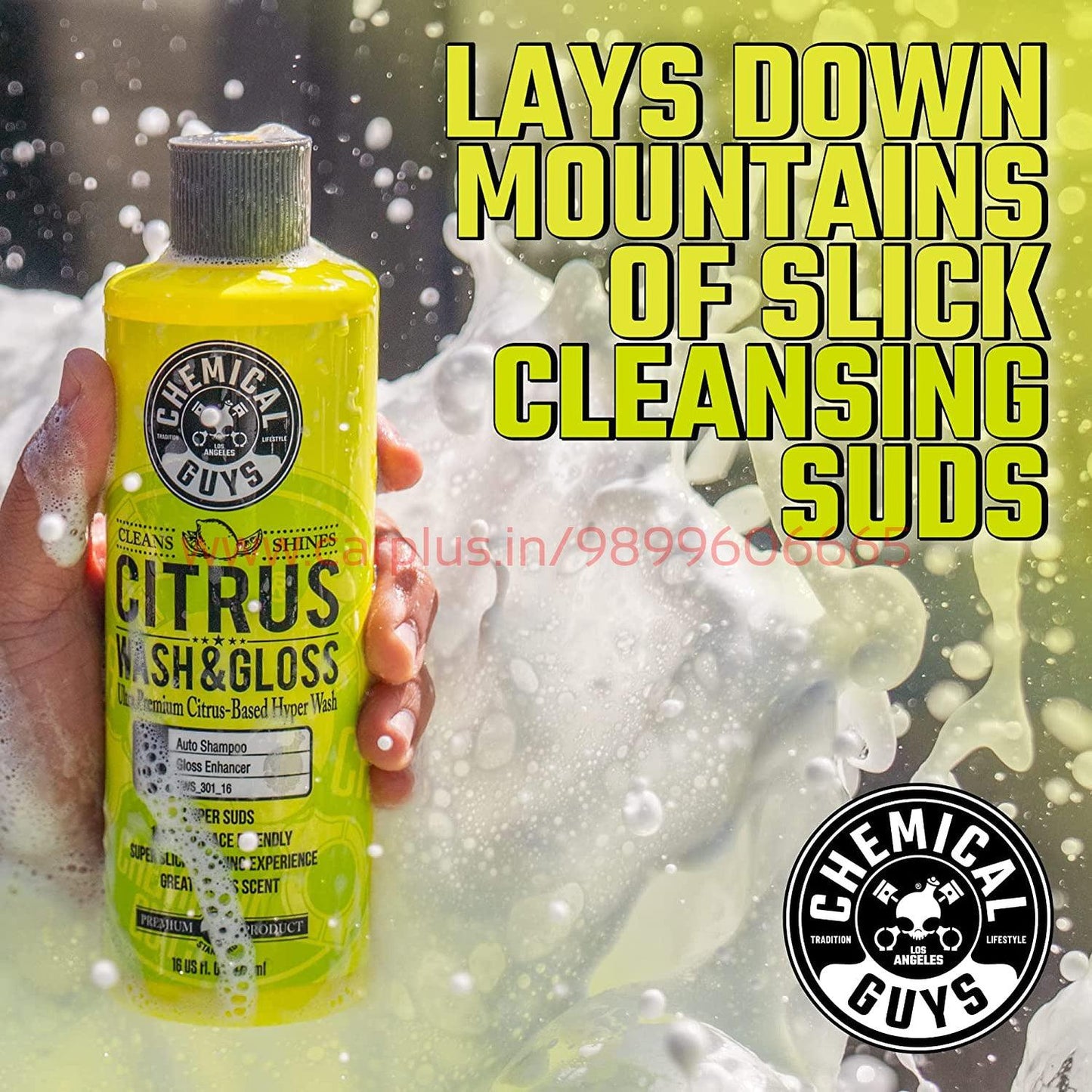 
                  
                    Chemical Guys CWS_301_16 Citrus Wash & Gloss Concentrated Car Wash (473 ml)-CAR WASH-CHEMICAL GUYS-CARPLUS
                  
                