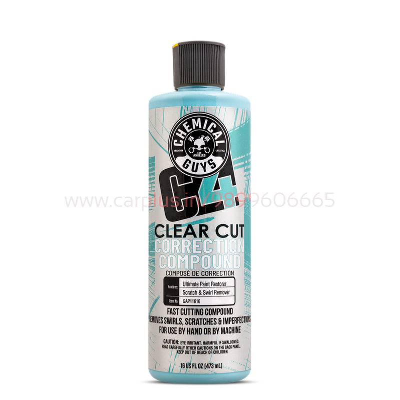 
                  
                    Chemical Guys GAP11616 C4 CLEAR CUT CORRECTION COMPOUND (473ml)-CAR WASH-CHEMICAL GUYS-CARPLUS
                  
                