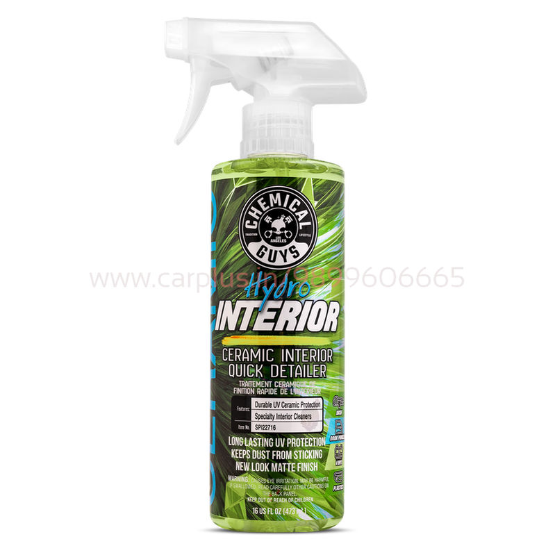 
                  
                    Chemical Guys SPI22716 HYDROINTERIOR CERAMIC INTERIOR QUICK DETAILER(473ml)-CAR WASH-CHEMICAL GUYS-CARPLUS
                  
                