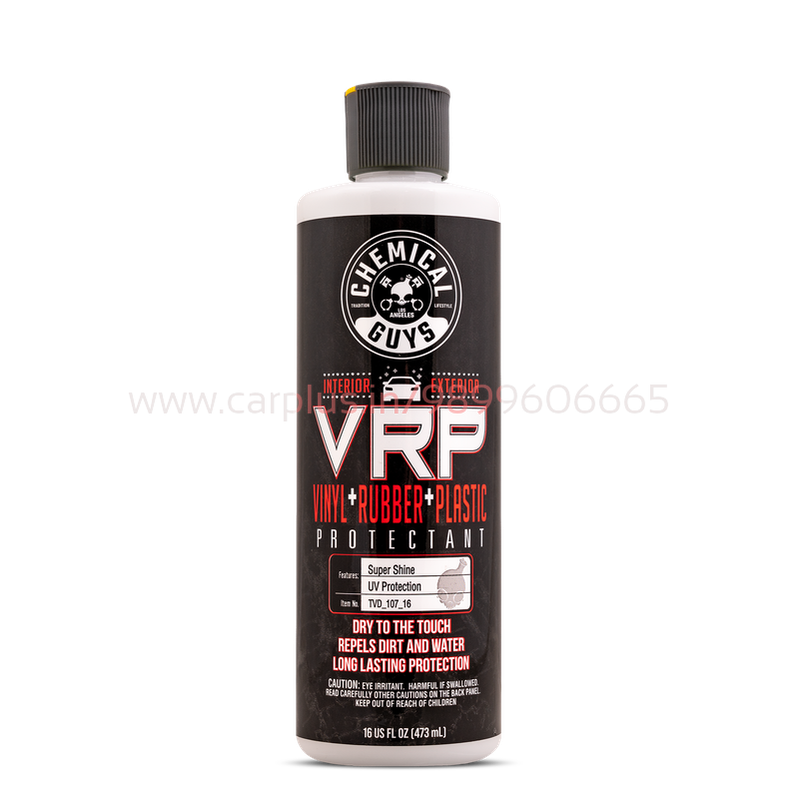 
                  
                    Chemical Guys TVD_107_16/TVD_107 VRP VINYL, RUBBER, PLASTIC SHINE AND PROTECTANT-CAR WASH-CHEMICAL GUYS-473ml-CARPLUS
                  
                