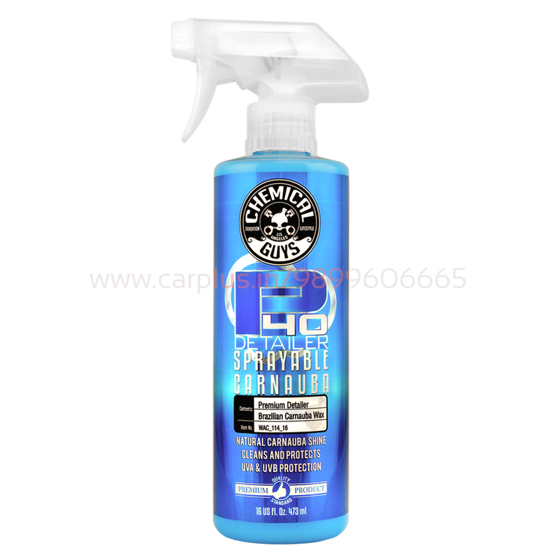 Chemical Guys WAC_114_16 P40 QUICK DETAIL SPRAY NATURAL CARNAUBA SHINE(473ml)-CAR WASH-CHEMICAL GUYS-CARPLUS