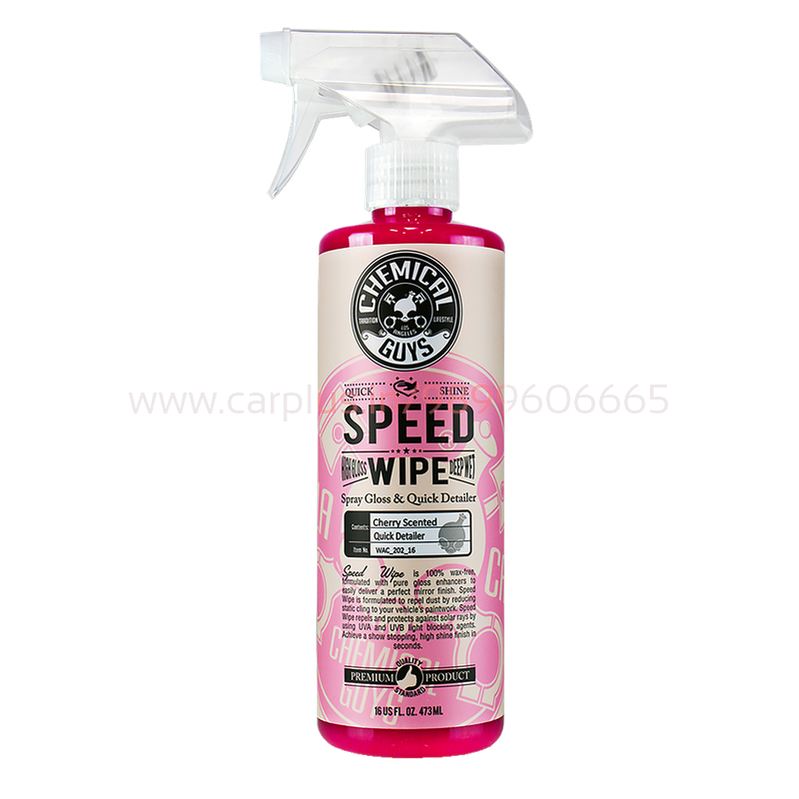 
                  
                    Chemical Guys WAC_202_16 SPEED WIPE QUICK DETAILER & HIGH SHINE SPRAY GLOSS(473ml)-CAR WASH-CHEMICAL GUYS-CARPLUS
                  
                