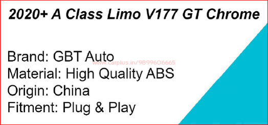 
                  
                    GTR GRILL A CLASS V177/W177-CHROME-GRILLS-RETRO SOLUTIONS-CARPLUS
                  
                