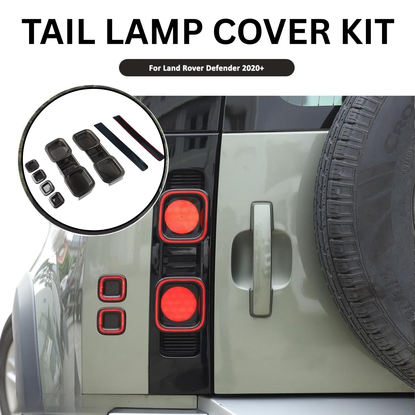 
                  
                    DEFENDER TAIL LAMP COVER-AFTERMARKET TAIL LAMP-retro-CARPLUS
                  
                