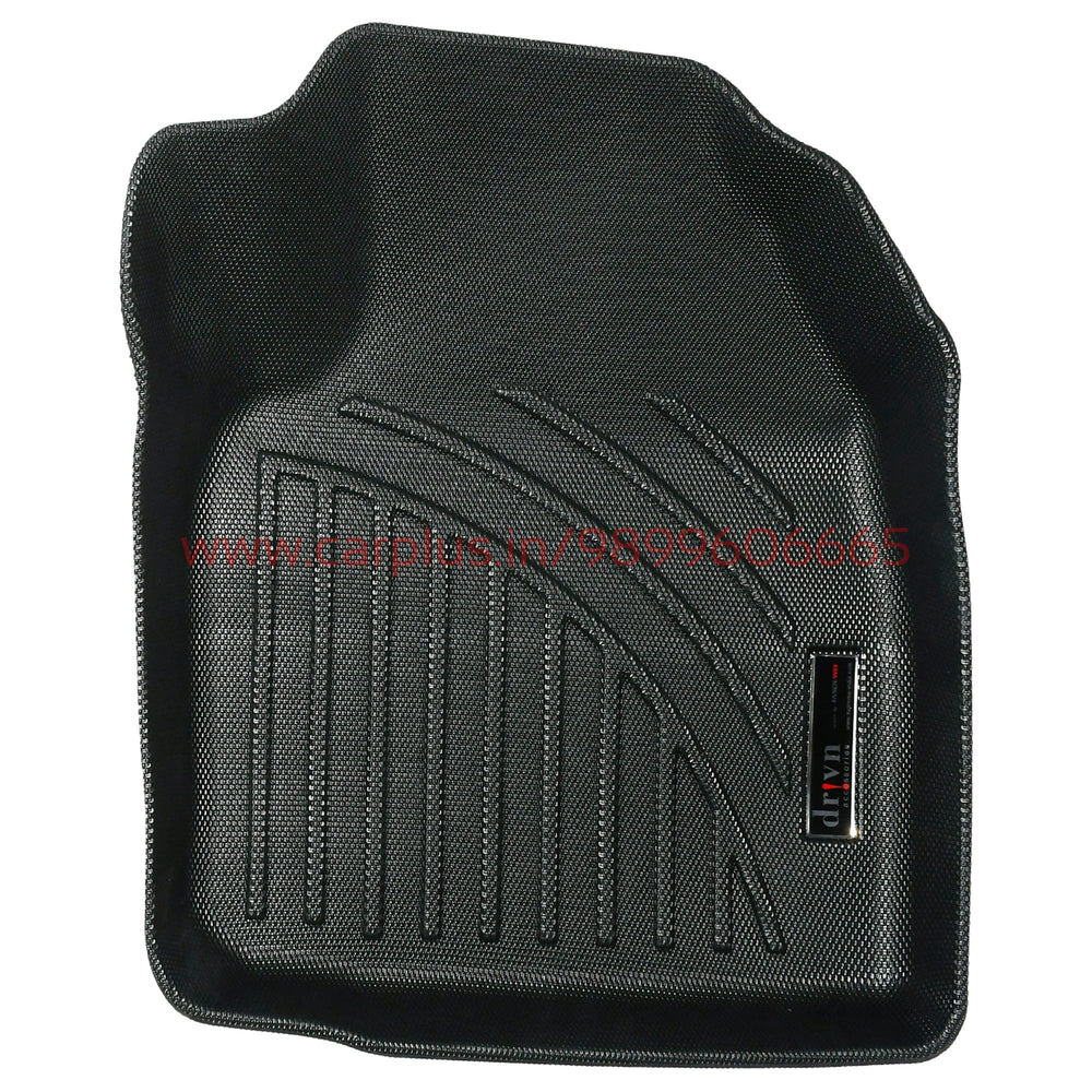 DRIVN TPE Car Floor Mats for Maruti Suzuki Ertiga RHD-Black-3D MATS-DRIVN-CARPLUS