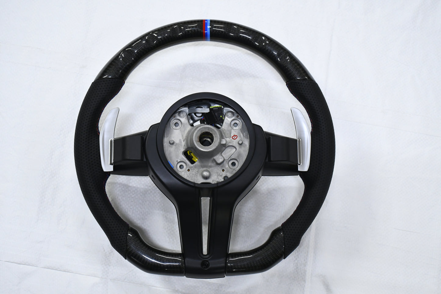 
                  
                    BMW M3 F30 Steering Wheel real carbon, 3 Series F30 2013-19 , 1 Series F20 2013-18 , X1 F48 2016-22 , X3 F25 2010-16, X5 F15 2014-17 , 3 GT F34 , X6 2014-17
                  
                