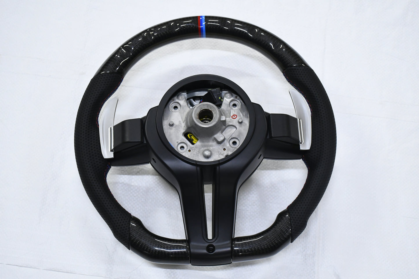 
                  
                    BMW M3 F30 Steering Wheel real carbon, 3 Series F30 2013-19 , 1 Series F20 2013-18 , X1 F48 2016-22 , X3 F25 2010-16, X5 F15 2014-17 , 3 GT F34 , X6 2014-17
                  
                
