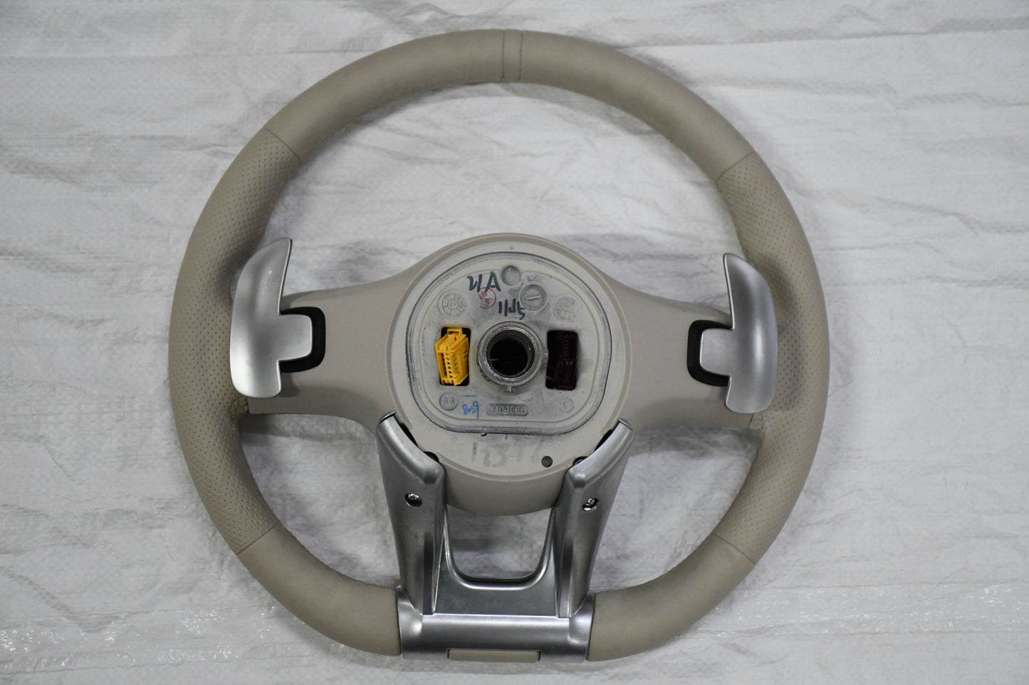 
                  
                    AMG Steering Wheel for Mercedes Beige, E class W212 2009-2015 , E Class W213 2017 , C Class W204 2009-14 , GLA 2014/19 , Cla 2014-19 , A Class 176 2014-19 , GLE W166 2015-18  W166 2015-18 , ML 2013-15 , GL 2013-15 , SLK ,W205 2015-18 , W222 2014-16
                  
                