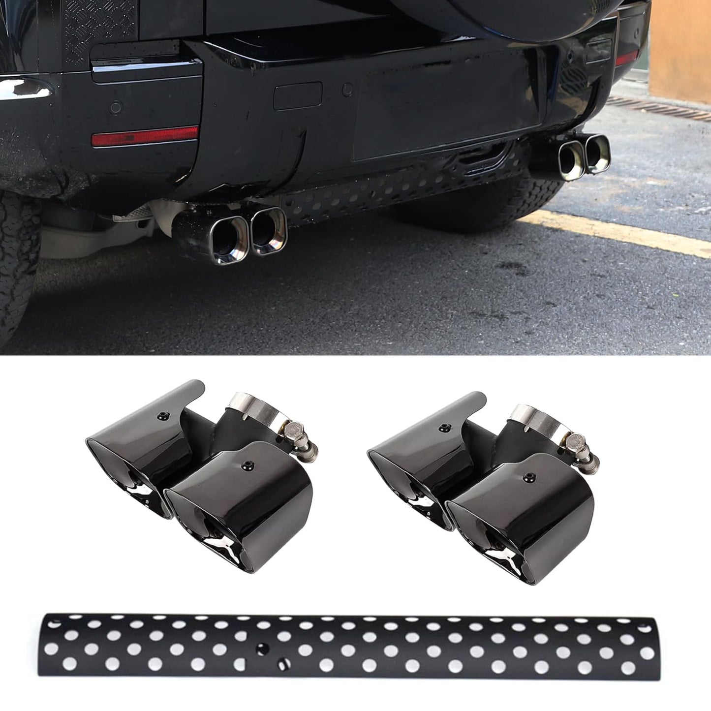 
                  
                    DEFENDER EXHAUST TIP KIT-BODY KIT-RETRO-CARPLUS
                  
                