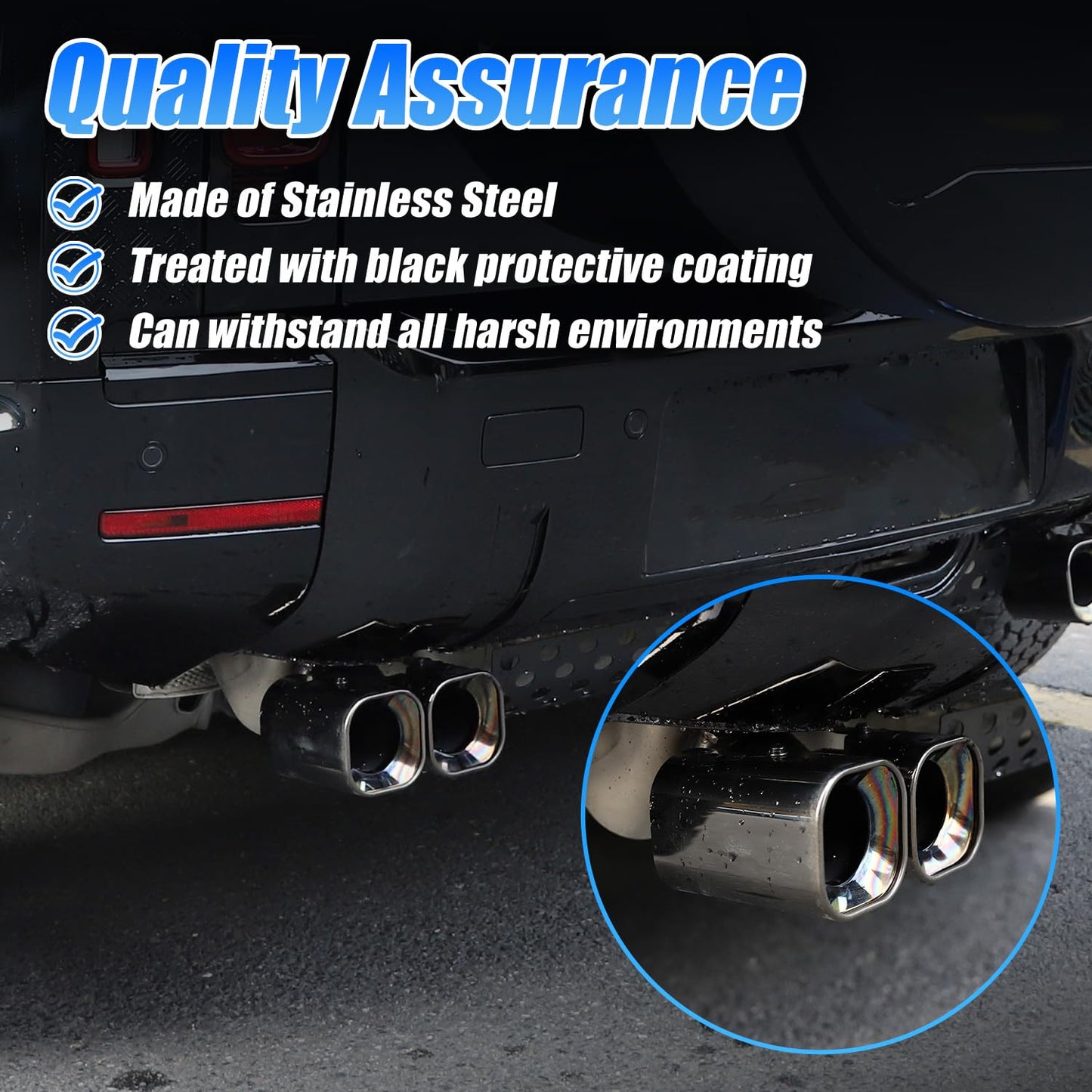 
                  
                    DEFENDER EXHAUST TIP KIT-BODY KIT-RETRO-CARPLUS
                  
                