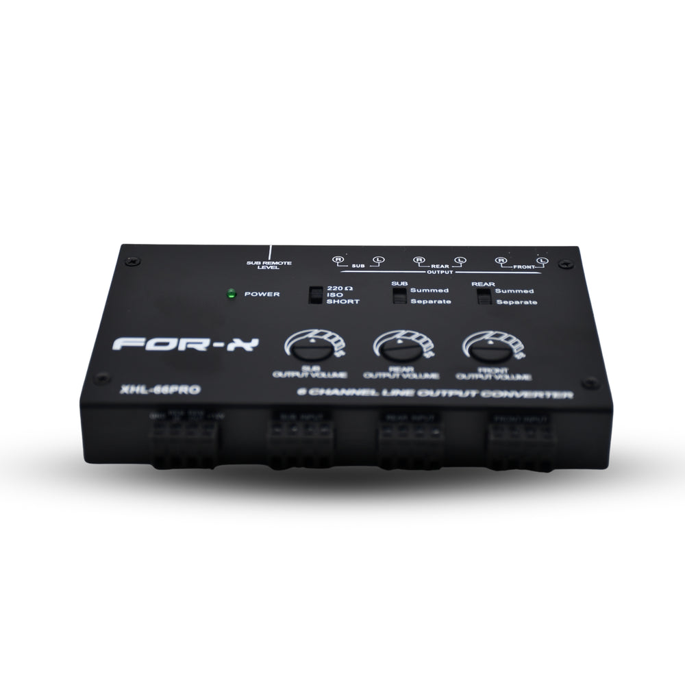 
                  
                    FOR-X XHL-66 PRO 6 Channel Line Output High Low Converter-HI-LOW CONVERTER-FOR-X-CARPLUS
                  
                