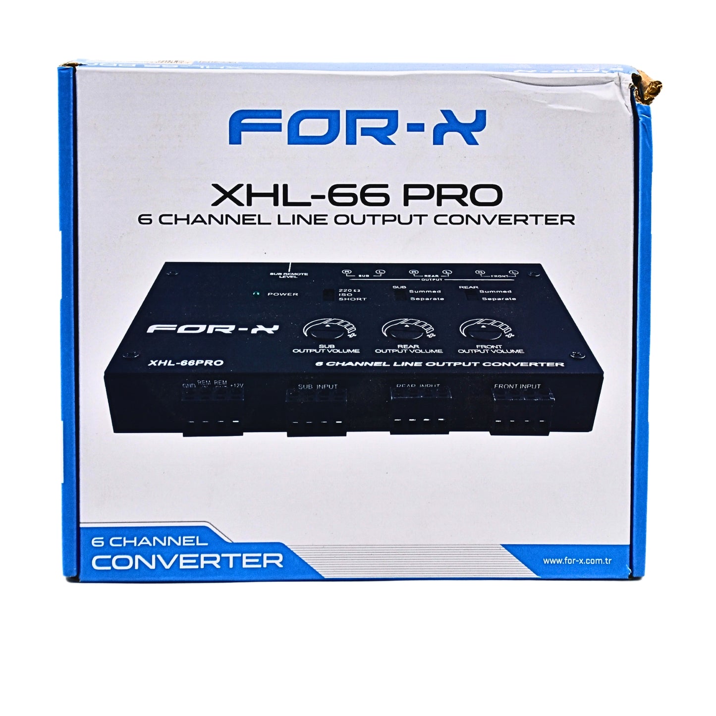 
                  
                    FOR-X XHL-66 PRO 6 Channel Line Output High Low Converter-HI-LOW CONVERTER-FOR-X-CARPLUS
                  
                