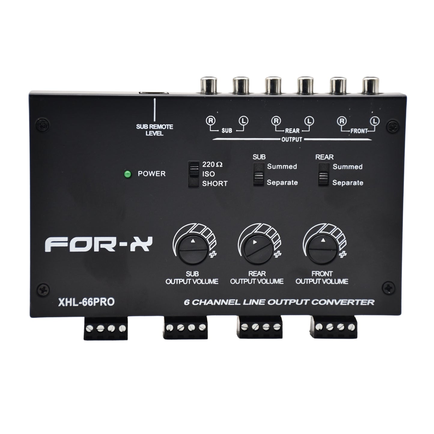 
                  
                    FOR-X XHL-66 PRO 6 Channel Line Output High Low Converter-HI-LOW CONVERTER-FOR-X-CARPLUS
                  
                
